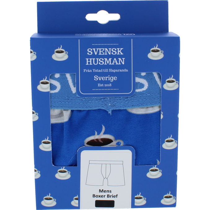 Svensk husman Kalsonger Boxer Stl. L Kaffekopp | 1 pcs - Herrkläder