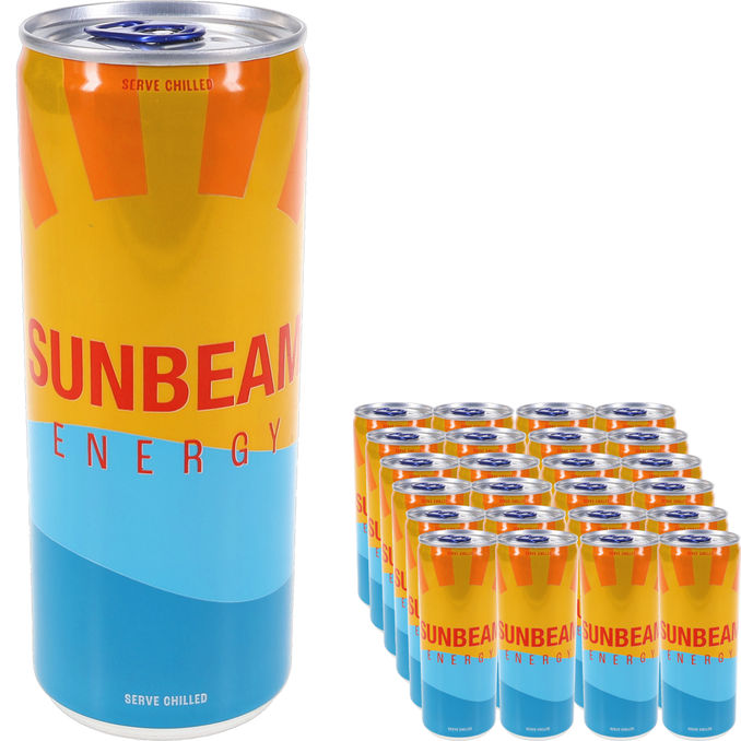 24 x Sunbear Sunbeam Energidryck | 24 x 250ml - Storpack