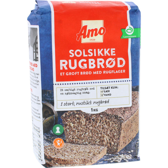 Amo Solsikkerugbrød 1 kg