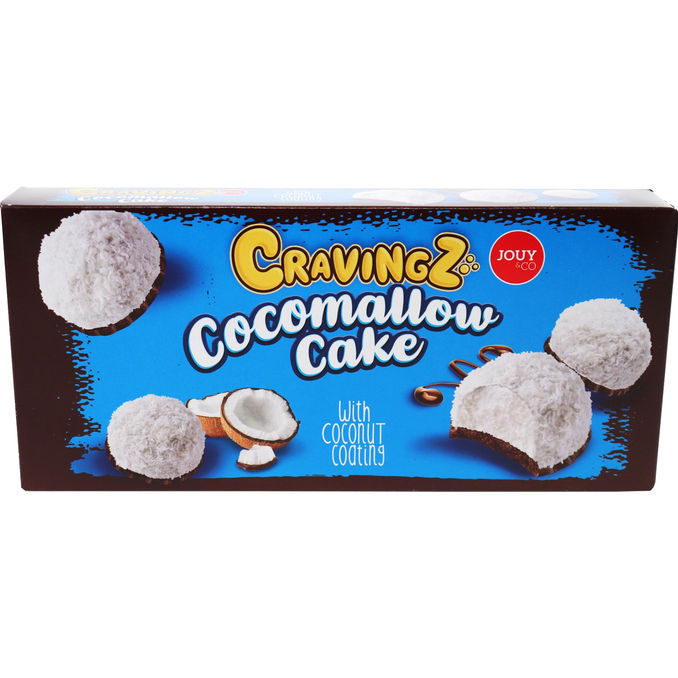 Chocomallow Coconut Marshmallow Cake