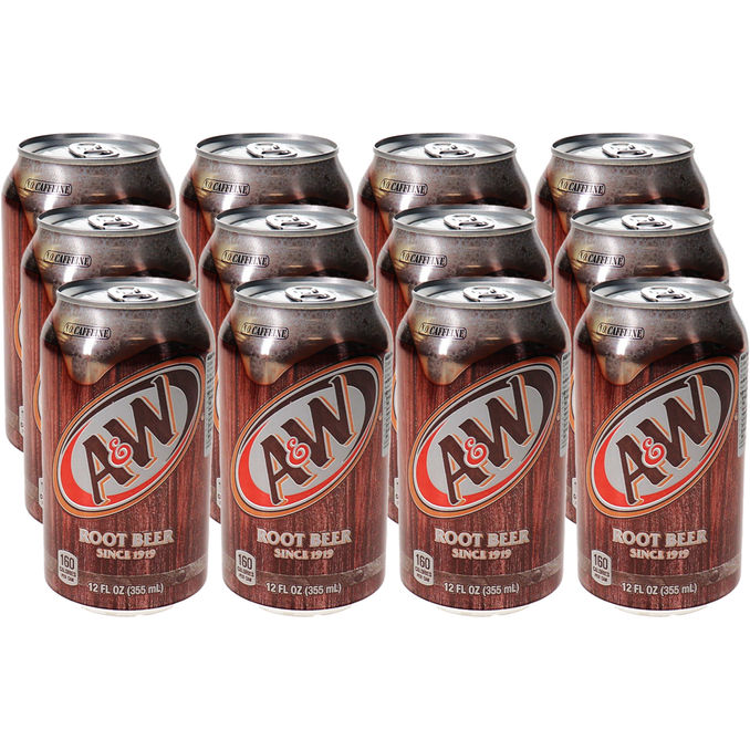 A&W Root Beer, 12er Pack (EINWEG) zzgl. Pfand
