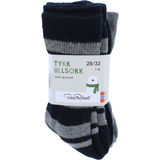 Pierre Robert Pie Tykk ullsock 3-pack kids stl 29-32 Grå