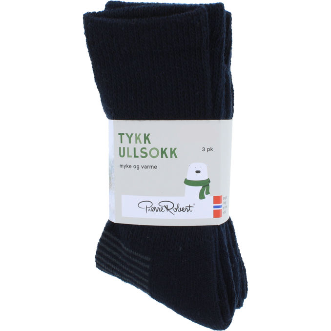 Pierre Robert Villasukat Tummansininen 33-36 3-pack