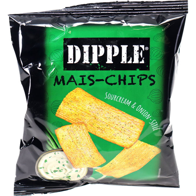 Dipple Mais-Chips Sour Cream Onion (20g)
