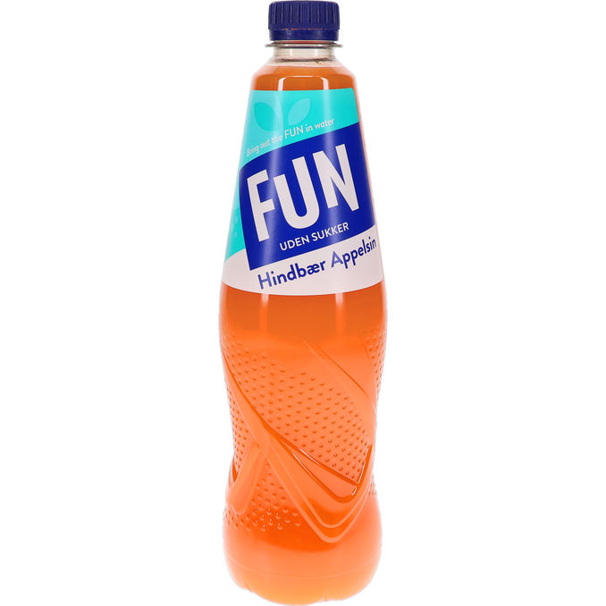 FUN Light Hindbær-Appelsin 0,8L