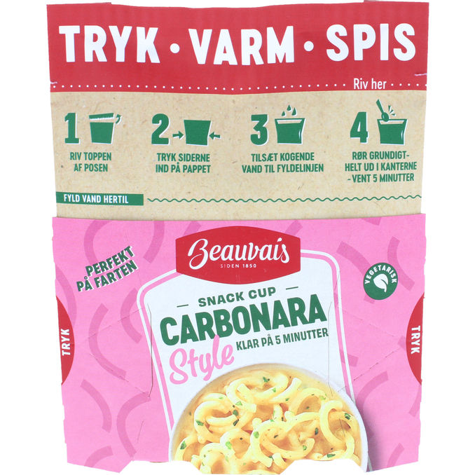Beauvais Snack Cup Carbonara 68g