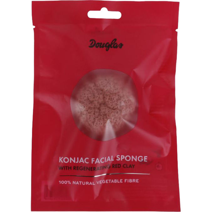 Douglas Konjac Gesichtsschwamm Red Clay