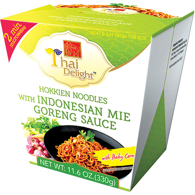 Thai Delight Hookien Noodles mit Indonesien Mie Goreng Sauce