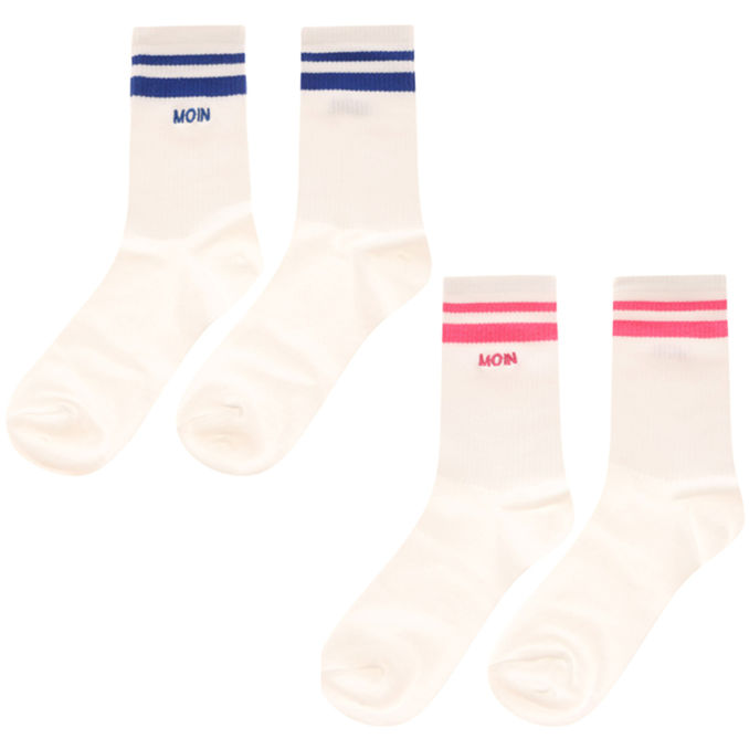 Zwillingsherz Moinsen-Socken-Mix 2er-Set