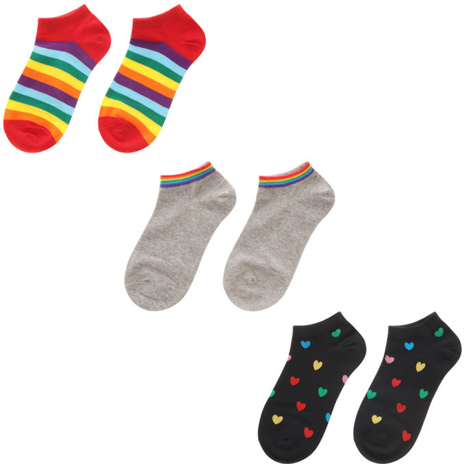 Zwillingsherz Füßlinge-Mix, 3er-Set