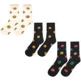 Zwillingsherz Smiley-Socken-Mix, 3er-Set