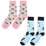 Zwillingsherz Tierischer-Socken-Mix, 2er-Set