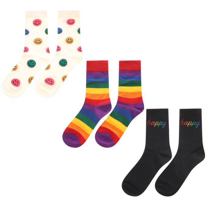 Zwillingsherz Happy-Socken-Mix, 3er-Set