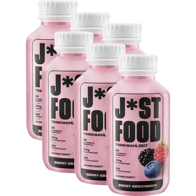 J*ST Food Trinkmahlzeit Berry, 6er Pack (EINWEG) zzgl. Pfand