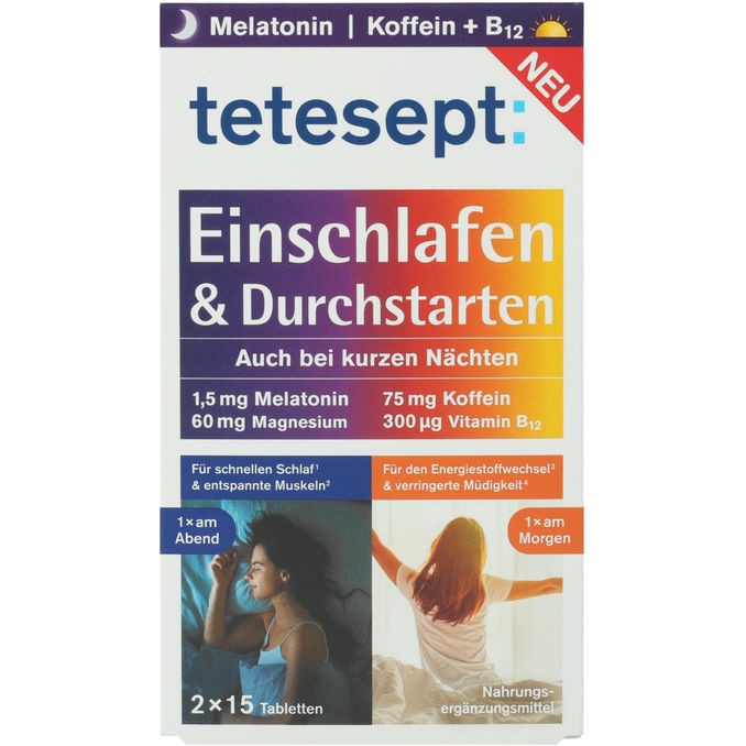 Tetesept Einschlafen & Durchstarten Tabletten
