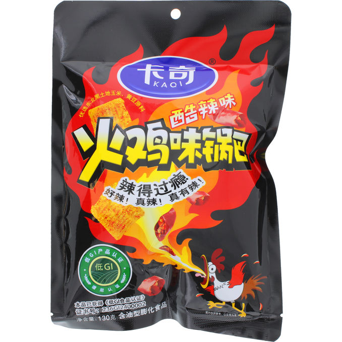 Kaqi Snacks Hot Kyckling Guoba Spicy