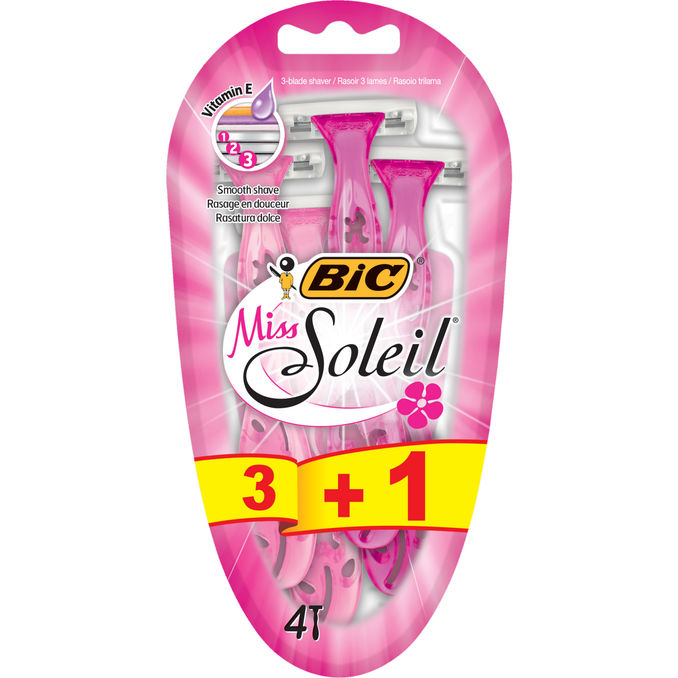 Bic Varsiterä Miss Soleil 3+1-pack