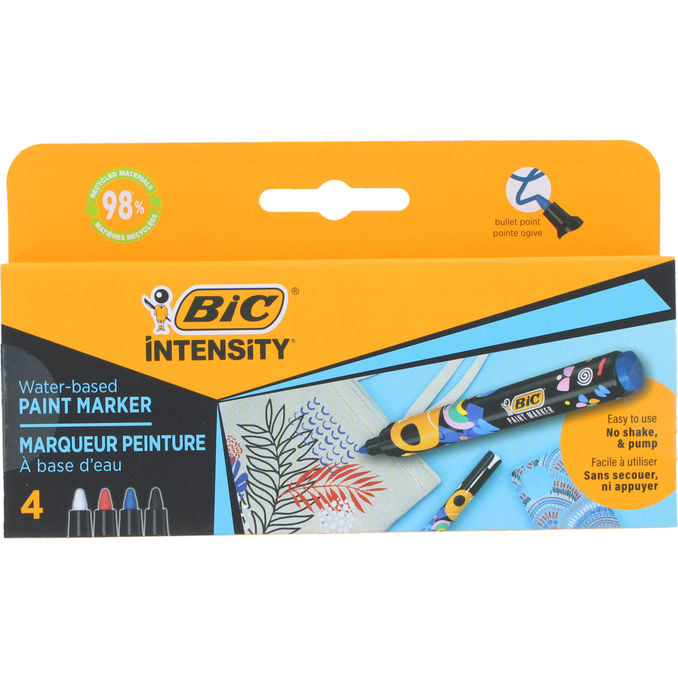 Bic Waterbased Paint Marker 4-pak