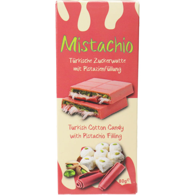 Mistachio Türkische Zuckerwatte mit Pistazienfüllung