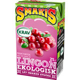 Smakis Fruktdryck Lingon 250ml