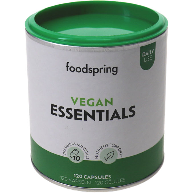 Foodspring Vegan Essentials, 120 Kapseln
