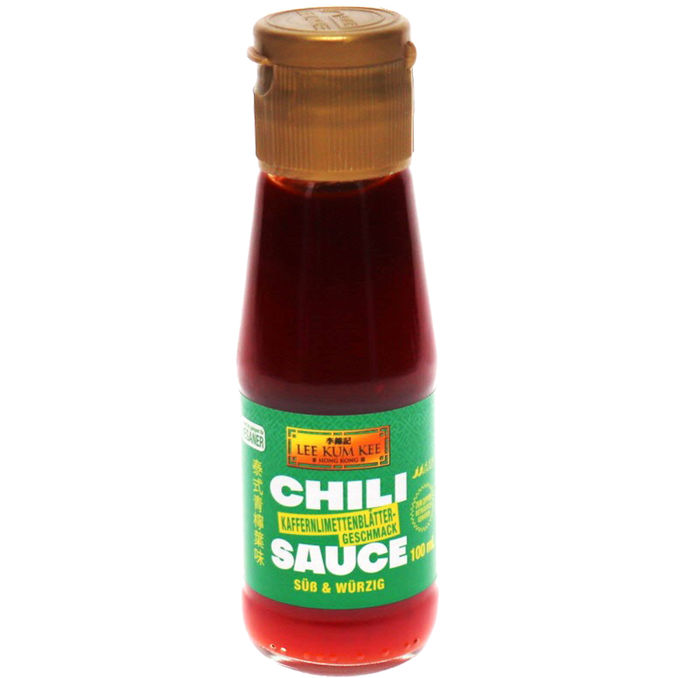 Lee Kum Kee Chilisauce mit Kaffirlimettengeschmack