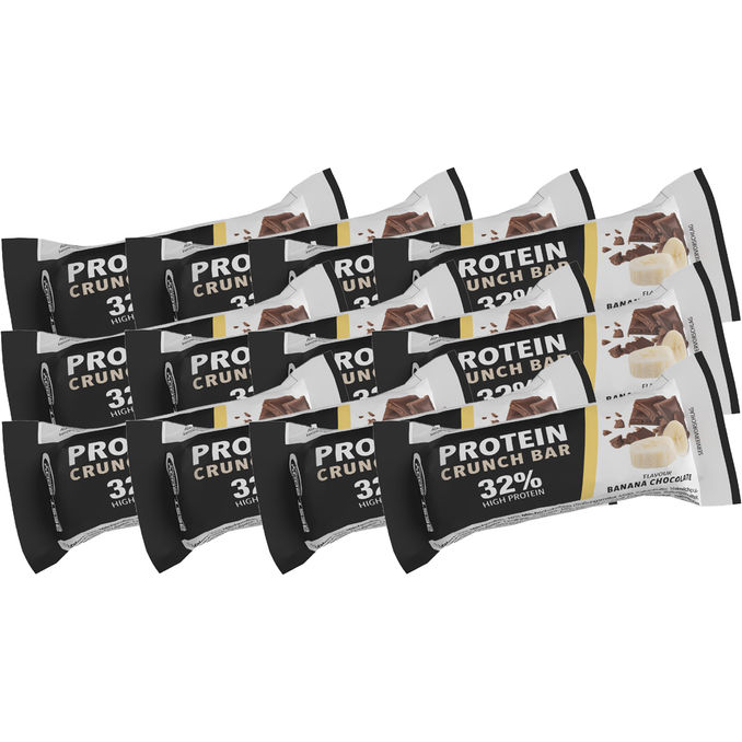 Best Body Protein Crunch Bar Banana Chocolate, 12er Pack