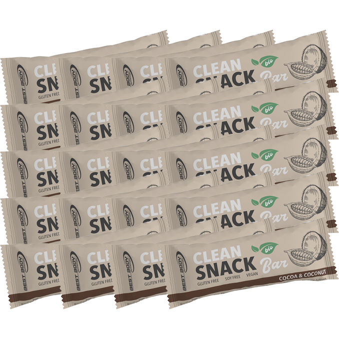 Best Body BIO Clean Snack Bar Coconut & Cocoa, 20er Pack