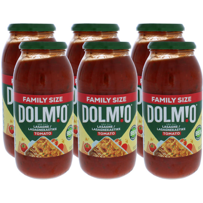 Dolmio Lasagnekastike Tomaatti Family Size 6-pack