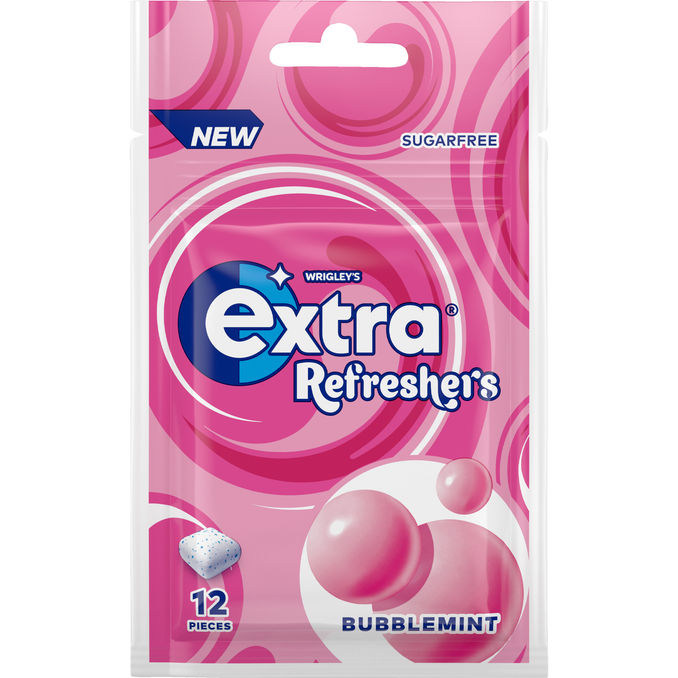 Extra Refreshers Bubblemint Tyggegummi 26 g