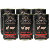 Lucky's Black Label Hundefutter Label Huhn & Kalb an Kartoffeln, 6er Pack