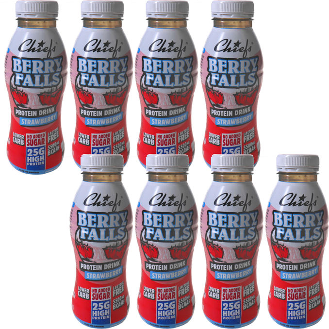 Chiefs Proteindrink Berry Falls, 8er Pack (EINWEG) zzgl. Pfand