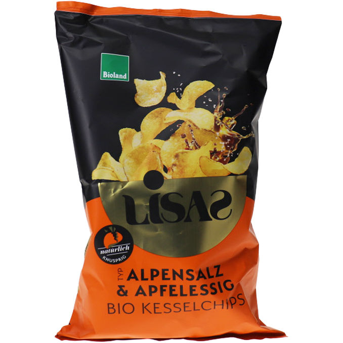Lisa´s Kesselchips BIO Lisa's Kesselchips Salz & Essig