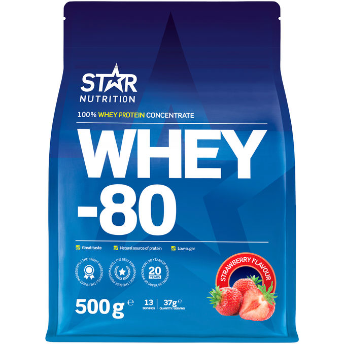 Star Nutrition Heraproteiinijauhe Mansikka