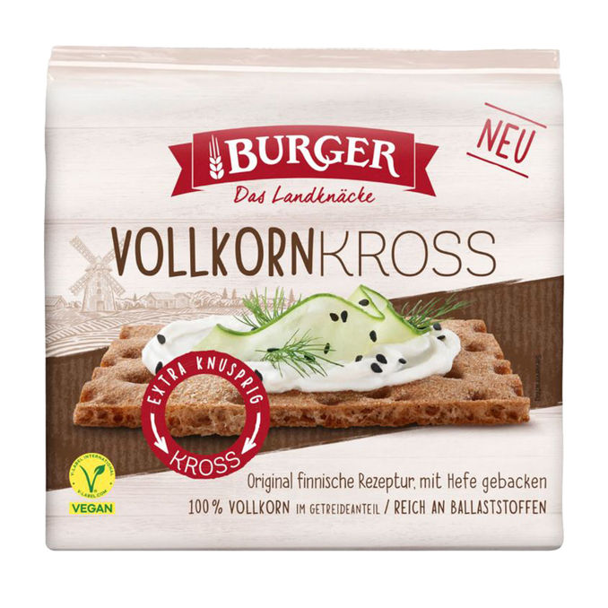 Burger Vollkorn Knäckebrot Kross