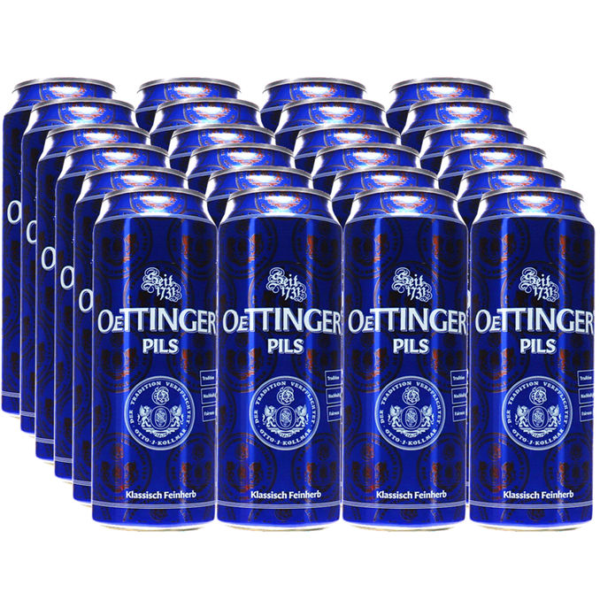 Oettinger Pils, 24er Pack (EINWEG) zzgl. Pfand