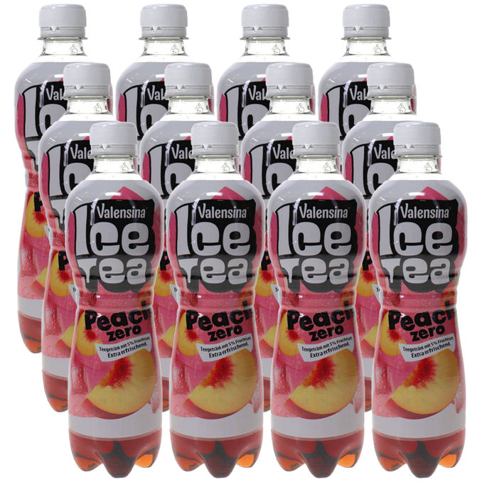 Valensina Eistee Pfirsich Zero, 12er Pack (EINWEG) zzgl. Pfand
