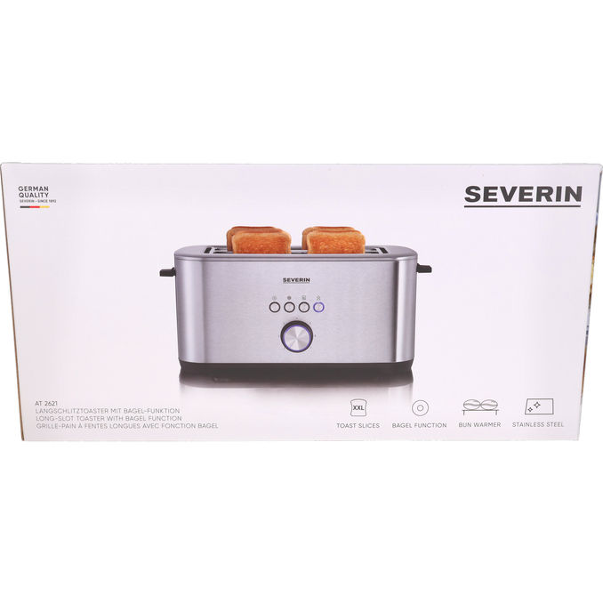 Severin Brödrost Rostfri 4-skivor | 1 pcs