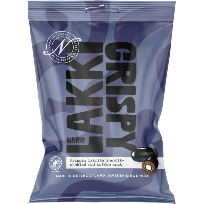 Narr Chocolate Krispig Lakrits Med Choklad & Toffee