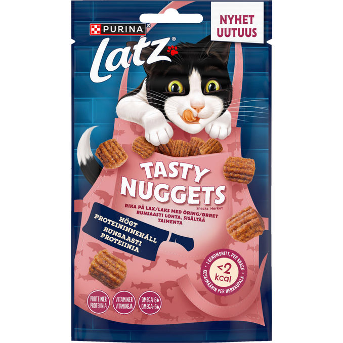 Latz Tasty Nuggets Lax & Ørred Tilskudsfoder 50 g