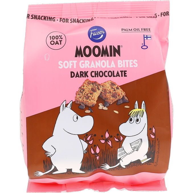Moomin Soft Granolabites Mørk Chokolade 120 g