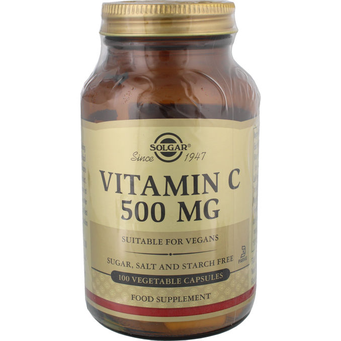 Solgar Vitamin C 500 MG 100 Tabletter