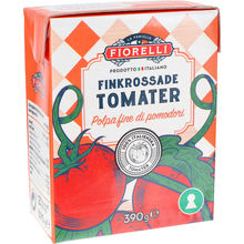 Finhakkede Tomater