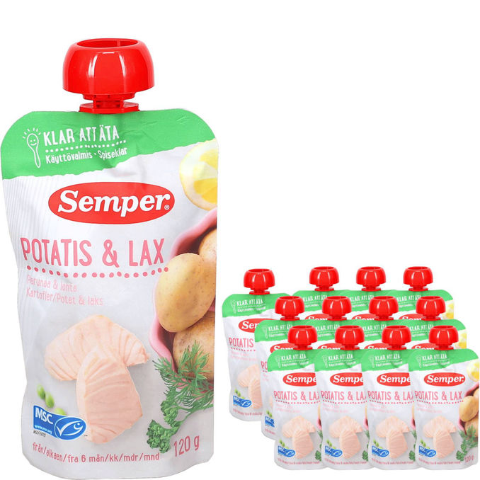Semper Klemmeposer Laks & Kartofler 12-pak