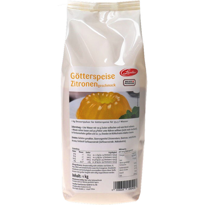 Meier Pudding Götterspeise Zitrone