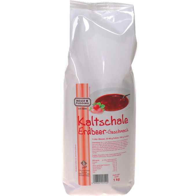 Meier Pudding Kaltschale Erdbeere