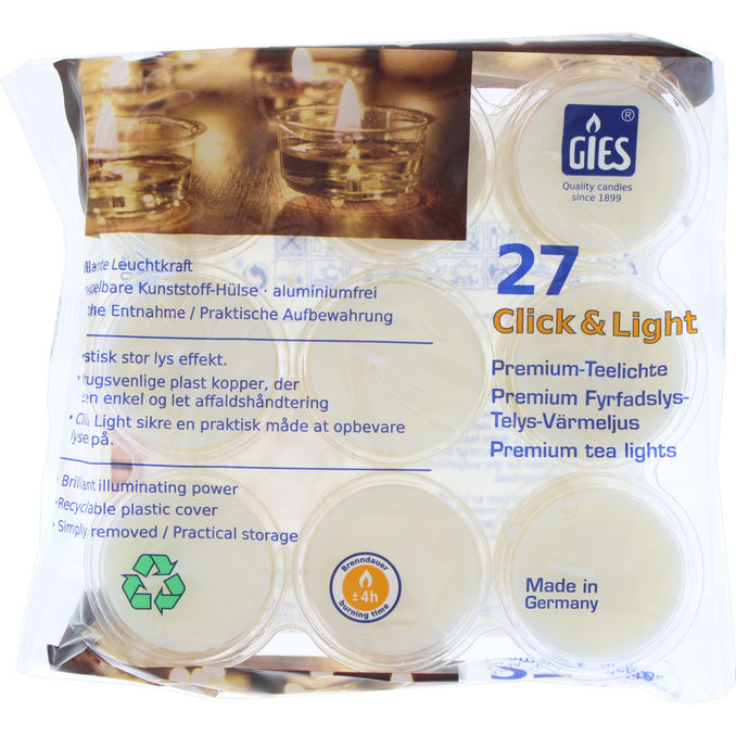 Gies Värmeljus 27pcs