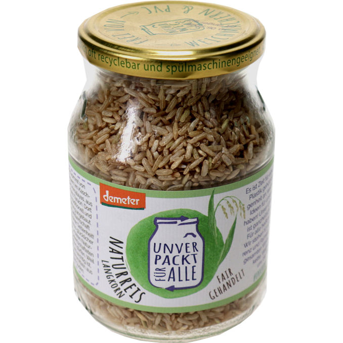 Unverpackt für alle BIO Naturreis Langkorn