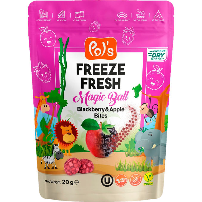 Pol's Freeze Fresh Brombeere & Apfel Fruit Bites