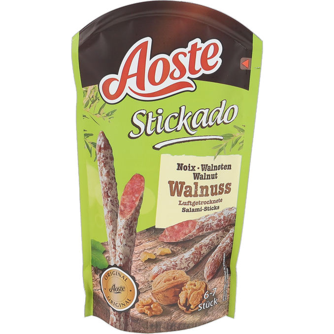 Aoste Salamisticks m. Valnød 70 g